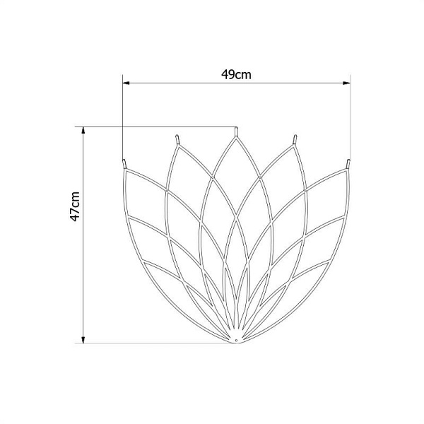 Wieszak Lotos / M White - POLYHEDRA